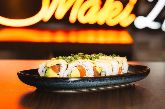 California saumon avocat cheese