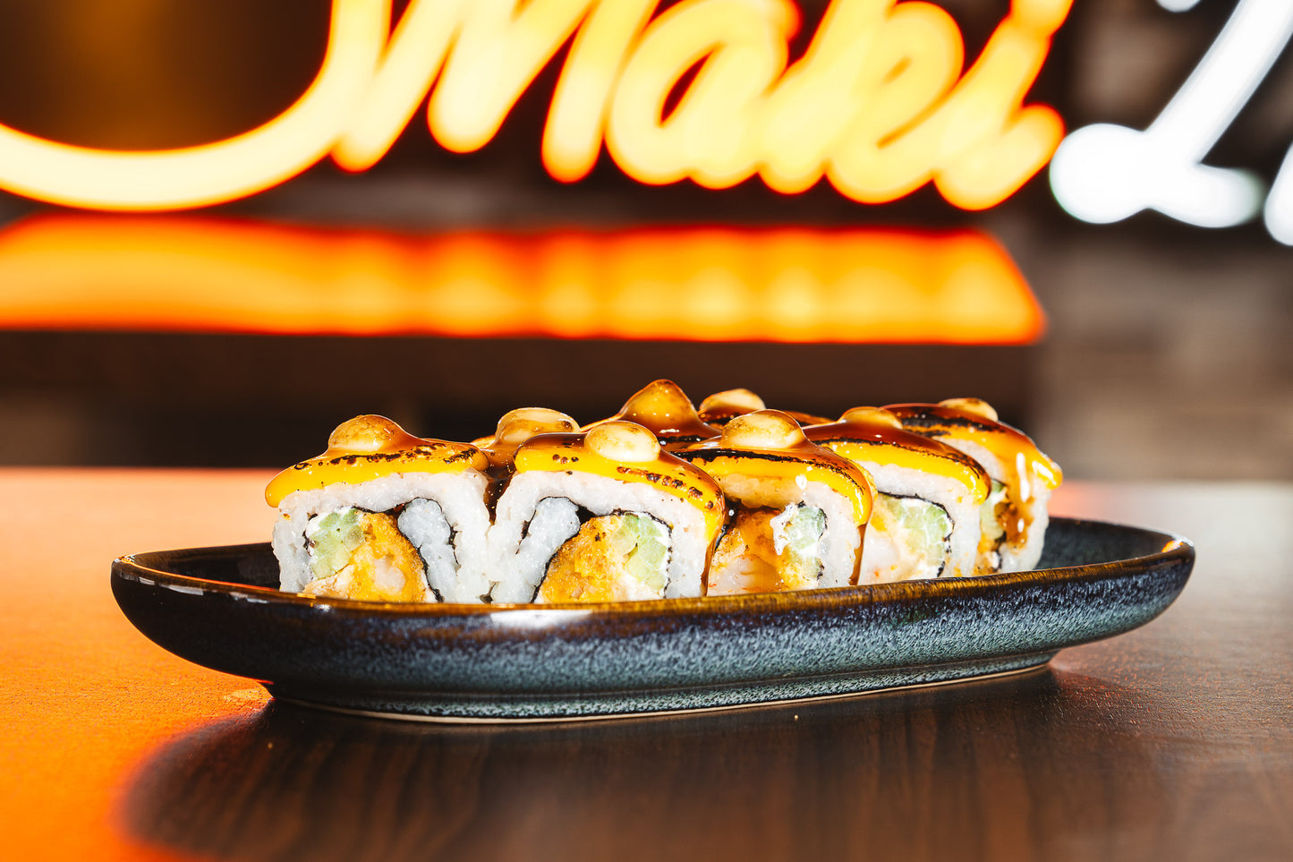 California crevette & saumon flambé 2.0